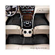 L1FR01301509 Front and Second Row KAGU Series Molded Floor Liner, Black Made of Rubber