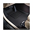 2000 Ford Ranger - KAGU Series, Black, Front Row, Molded Floor Liner, Eng. VIN: X, FI, Naturally Aspirated, GAS, Standard Cab Pickup, Made of Rubber
