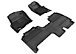 L1FR07401509 Front and Rear MAXpider KAGU Series Molded Floor Liner, Black Made of Rubber