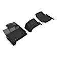 L1FR16811509 Front Row Molded Floor Liner, Black Made of Rubber