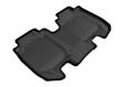 L1HD08521509 Second Row KAGU All-Weather Custom Fit Series Molded Floor Liner, Black Made of Rubber