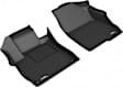 L1HD09811509 Front Row KAGU All-Weather Custom Fit Series Molded Floor Liner, Black Made of Rubber