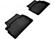 L1HY02321509 Second Row KAGU All-Weather Custom Fit Series Molded Floor Liner, Black Made of Rubber