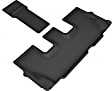 L1HY10131509 Third Row KAGU All-Weather Custom Fit Series Molded Floor Liner, Black Made of Rubber