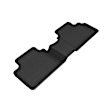 L1HY11021509 Second Row Molded Floor Liner, Black Made of Rubber