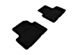 L1IN00621509 Second Row KAGU All-Weather Custom Fit Series Molded Floor Liner, Black Made of Rubber