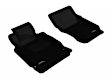 L1IN01511509 Front Row KAGU All-Weather Custom Fit Series Molded Floor Liner, Black Made of Rubber
