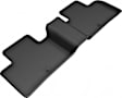 L1IN03121509 Second Row KAGU All-Weather Custom Fit Series Molded Floor Liner, Black Made of Rubber