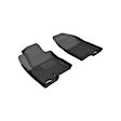 L1JP00811509 Front Row KAGU Series Molded Floor Liner, Black Made of Rubber