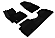 L1KA02001509 Front and Rear KAGU All-Weather Custom Fit Series Molded Floor Liner, Black Made of Rubber