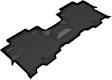 L1LC01121509 Second Row KAGU All-Weather Custom Fit Series Molded Floor Liner, Black Made of Rubber