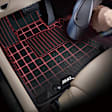 L1LR00601509 Front and Rear KAGU Series Molded Floor Liner, Black Made of Rubber