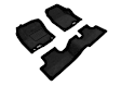 L1LR01804709 Front and Rear MAXpider ELEGANT Series Molded Floor Liner, Black Made of Rubber