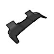 L1LR02921509 Second Row KAGU Series Molded Floor Liner, Black Made of Rubber