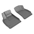 L1LU00011501 Front Row Molded Floor Liner, Gray Made of Rubber