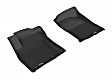 L1LX05711509 Front Row KAGU All-Weather Custom Fit Series Molded Floor Liner, Black Made of Rubber