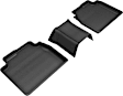 2020 Toyota Avalon - KAGU All-Weather Custom Fit Series, Second Row, Black, Molded Floor Liner, enginedesignationname: A25A-FXS, FI, Naturally Aspirated, ELECTRIC/GAS, Made of Rubber