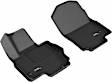 L1MB11811509 Front Row KAGU All-Weather Custom Fit Series Molded Floor Liner, Black Made of Rubber