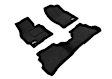 2015 Mazda CX-5 - MAXpider ELEGANT Series, Front and Second Row, Black, Molded Floor Liner, Sport Utility; 1st/2nd Row, Made of Rubber