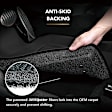2019 Mazda 3 - KAGU All-Weather Custom Fit Series, Front and Second Row, Black, Molded Floor Liner, Made of Rubber