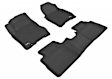L1NS02901509 Front and Rear KAGU All-Weather Custom Fit Series Molded Floor Liner, Black Made of Rubber