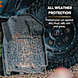 L1NS03811509 Front Row KAGU All-Weather Custom Fit Series Molded Floor Liner, Black Made of Rubber