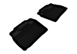 L1NS04921509 Second Row KAGU All-Weather Custom Fit Series Molded Floor Liner, Black Made of Rubber