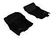 2012 Nissan Pathfinder - Front Row KAGU All-Weather Custom Fit Series Molded Floor Liner, Black Made of Rubber