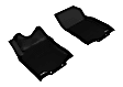 L1NS06811509 Front Row KAGU All-Weather Custom Fit Series Molded Floor Liner, Black Made of Rubber