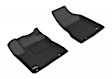 L1NS08311509 Front Row KAGU All-Weather Custom Fit Series Molded Floor Liner, Black Made of Rubber