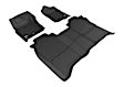 L1NS08401509 Front and Second Row MAXpider KAGU Series Molded Floor Liner, Black Made of Rubber