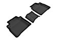 L1NS08821509 Second Row KAGU All-Weather Custom Fit Series Molded Floor Liner, Black Made of Rubber