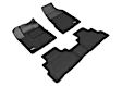L1NS12701509 Front and Rear MAXpider KAGU Series Molded Floor Liner, Black Made of Rubber