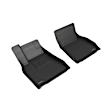 L1TL03811509 Front Row MAXpider KAGU Series Molded Floor Liner, Black Made of Rubber