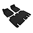 L1TL04604709 Front and Rear Molded Floor Liner, Black Made of Rubber