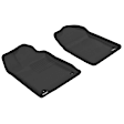 L1TY05511509 Front Row MAXpider KAGU Series Molded Floor Liner, Black Made of Rubber