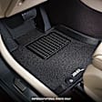 L1TY07501509 Front and Rear KAGU Series Molded Floor Liner, Black Made of Rubber