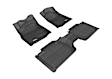 L1TY09101509 Front and Rear MAXpider KAGU Series Molded Floor Liner, Black Made of Rubber