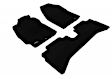 L1TY09501509 Front and Rear KAGU All-Weather Custom Fit Series Molded Floor Liner, Black Made of Rubber