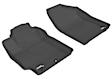 L1TY09511509 Front Row KAGU All-Weather Custom Fit Series Molded Floor Liner, Black Made of Rubber