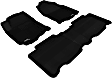 L1TY12701509 Front and Rear KAGU All-Weather Custom Fit Series Molded Floor Liner, Black Made of Rubber
