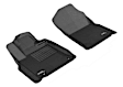 L1TY14911509 Front Row MAXpider KAGU Series Molded Floor Liner, Black Made of Rubber
