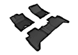 L1TY19201509 Front and Rear MAXpider KAGU Series Molded Floor Liner, Black Made of Rubber