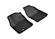 L1TY22311509 Front Row KAGU All-Weather Custom Fit Series Molded Floor Liner, Black Made of Rubber