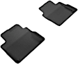 L1VV02221509 Second Row KAGU All-Weather Custom Fit Series Molded Floor Liner, Black Made of Rubber