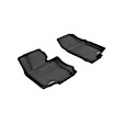 L1VW00811509 Front Row KAGU Series Molded Floor Liner, Black Made of Rubber