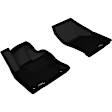 L1VW05011509 Front Row KAGU Series Molded Floor Liner, Black Made of Rubber