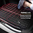 M1FR0201309 Cargo Mat, Molded Cargo Liner, Black, Made of Rubber, MAXpider KAGU Series