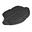 M1FR1281309 Cargo Mat, Molded Cargo Liner, Black, Made of Rubber