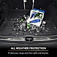2018 Honda CR-V - Cargo Mat, Black, Molded Cargo Liner, enginedesignationname: K24W9, FI, Naturally Aspirated, GAS, Cross Fold; Upper Cargo Area, Not Fit Hybrid, Made of Rubber - Rear